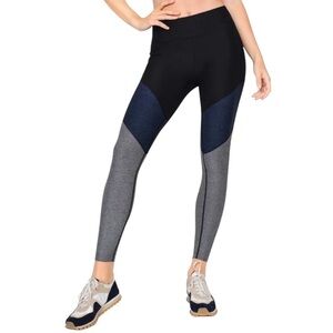 Outdoor Voices Womens 7/8 Springs Leggings Black Blue Grey Size S